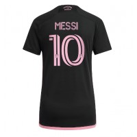 Inter Miami Lionel Messi #10 Fußballbekleidung Auswärtstrikot Damen 2023-24 Kurzarm
